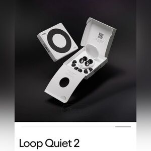 Loop Quiet 2 Black Earplugs (Noise Reduction)